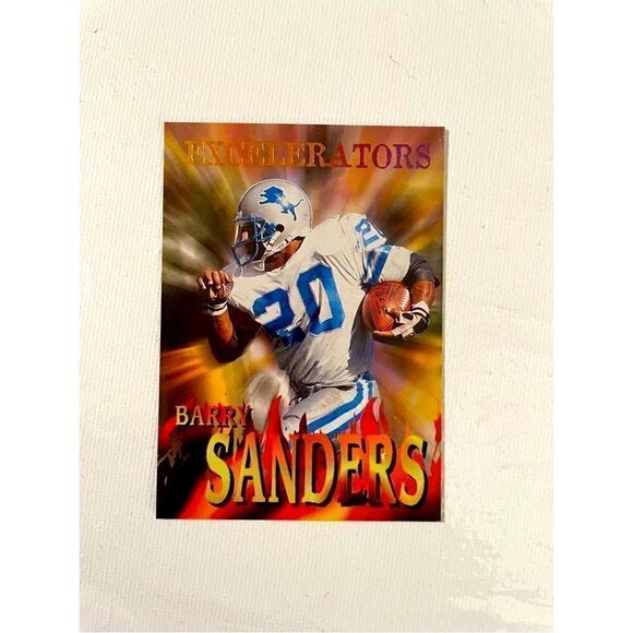 1996 fleer/skybox impact Barry Sanders Excelerator - Picture 1 of 2